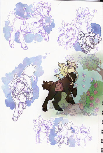 1 Character, colored - 60€