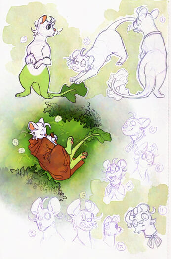 1 Character, colored x2 - 60€